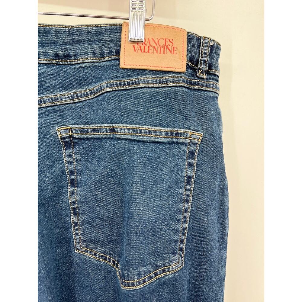 Frances Valentine Dark Wash Wide-Leg Jeans - Picture 5 of 9